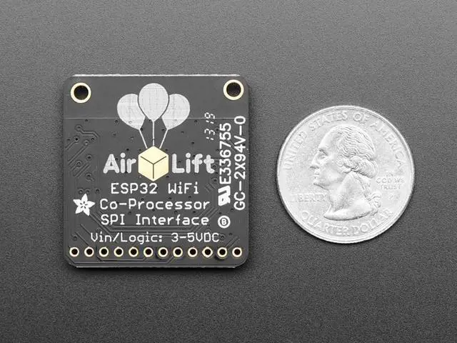 Alt view image 3 of 4 - Adafruit AirLift ESP32 WiFi Co-Processor Breakout Board