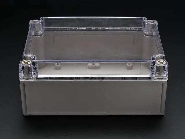 Alt view image 5 of 7 - Adafruit Large Plastic Project Enclosure - Weatherproof with Clear Top