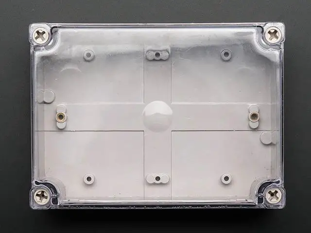 Alt view image 6 of 7 - Adafruit Large Plastic Project Enclosure - Weatherproof with Clear Top