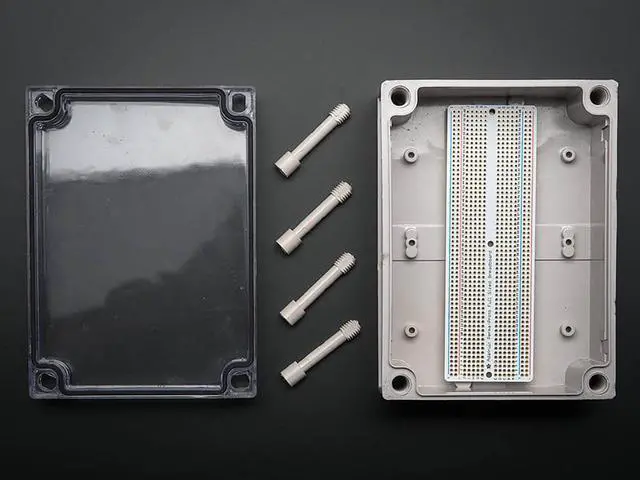 Alt view image 7 of 7 - Adafruit Large Plastic Project Enclosure - Weatherproof with Clear Top