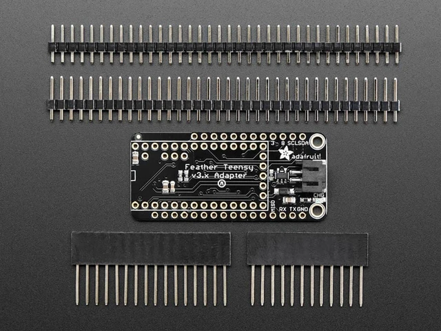 Alt view image 3 of 7 - Adafruit Teensy 3.x Feather Adapter