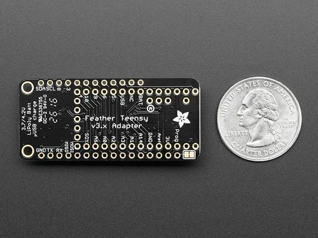 Alt view image 4 of 7 - Adafruit Teensy 3.x Feather Adapter