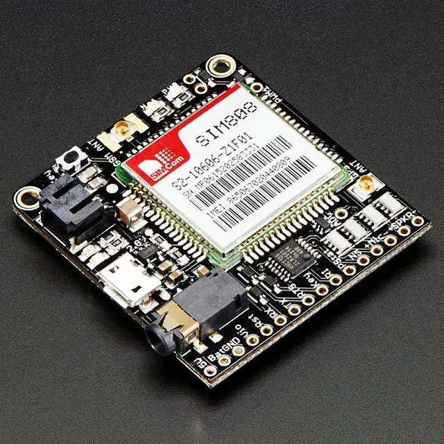 Alt view image 2 of 6 - Adafruit FONA 808 - Mini Cellular GSM + GPS Breakout