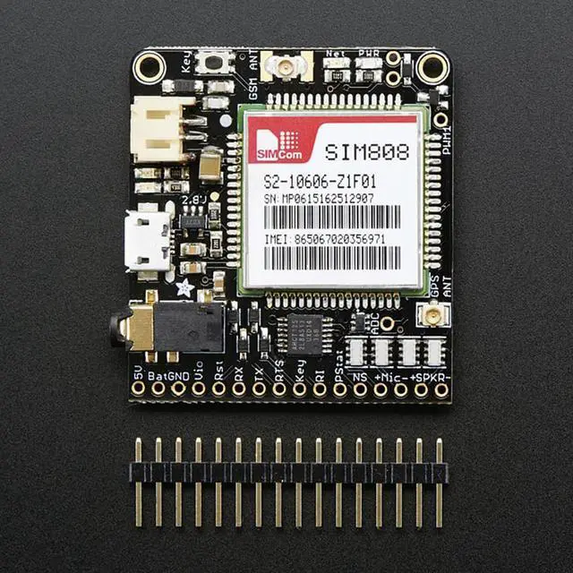 Alt view image 5 of 6 - Adafruit FONA 808 - Mini Cellular GSM + GPS Breakout
