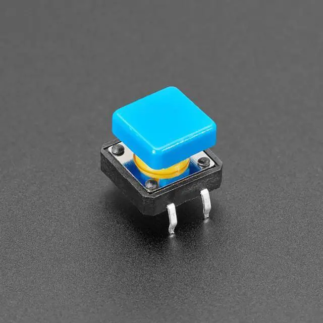 Alt view image 2 of 6 - Adafruit Colorful 12mm Square Tactile Button Switch Assortment (15 pack)
