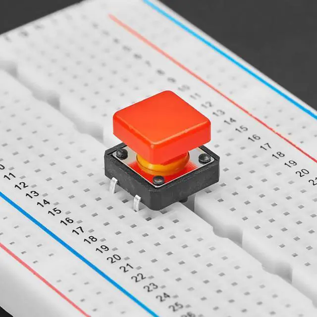 Alt view image 6 of 6 - Adafruit Colorful 12mm Square Tactile Button Switch Assortment (15 pack)