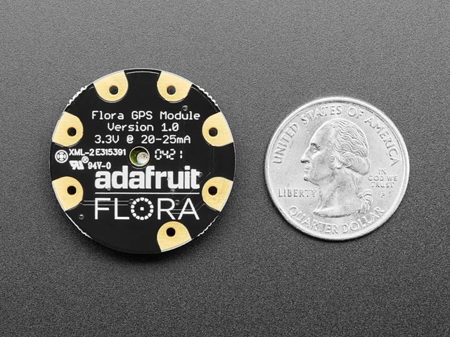 Alt view image 5 of 5 - Adafruit Flora Wearable Ultimate GPS Module