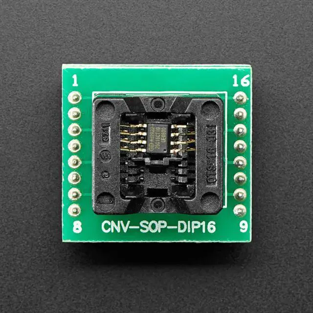 Alt view image 3 of 3 - Adafruit SMT Test Socket SOIC-8 Narrow B/O