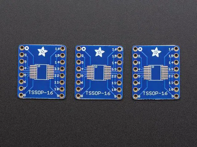 Alt view image 2 of 3 - Adafruit SMT Breakout PCB for SOIC-16 or TSSOP-16 (3 pack)