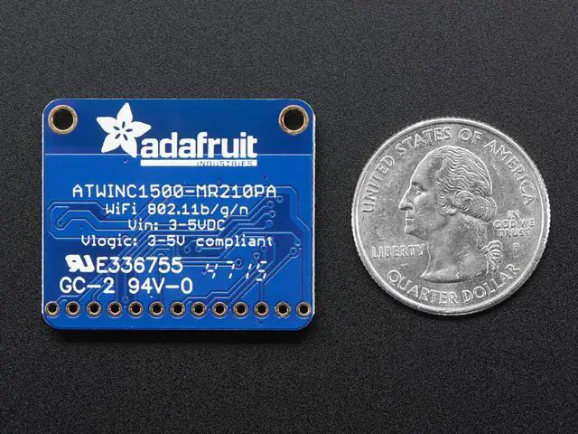 Alt view image 4 of 5 - Adafruit ATWINC1500 WiFi Breakout