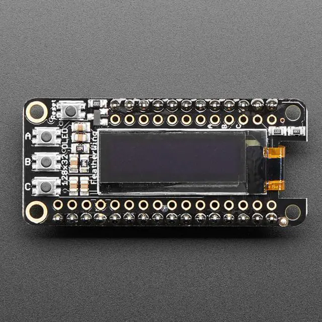 Alt view image 2 of 4 - Adafruit Assembled Adafruit FeatherWing OLED