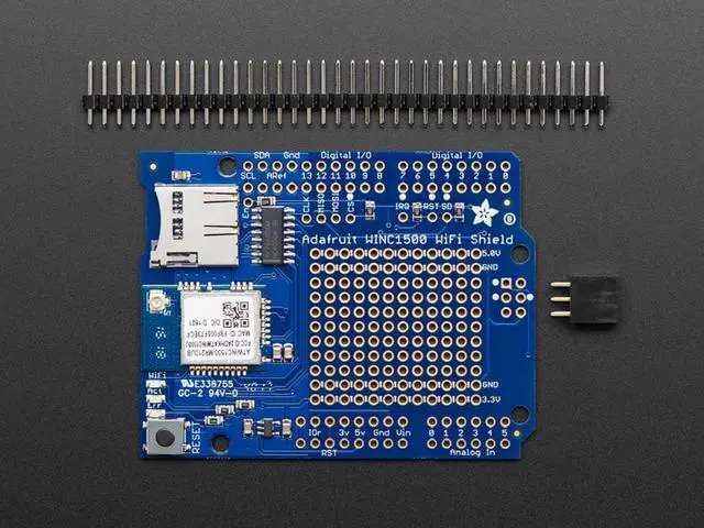 Alt view image 3 of 4 - Adafruit WINC1500 WiFi Shield with uFL Connector