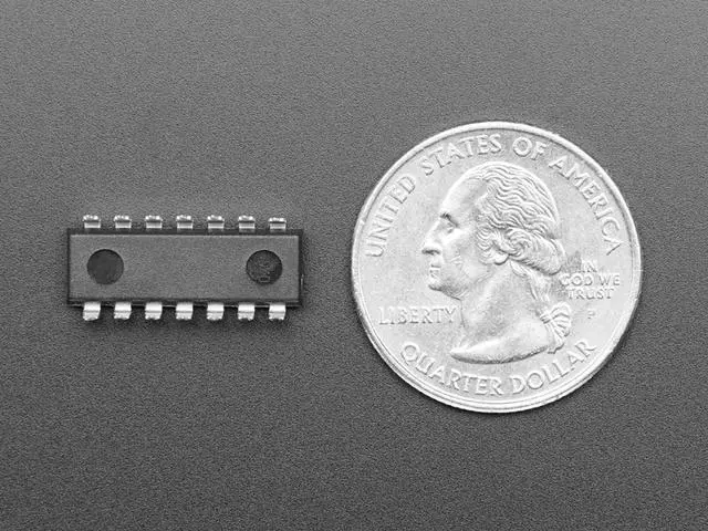 Alt view image 2 of 3 - Adafruit 74AHCT14 - Logic Level Inverter / Level Shifter