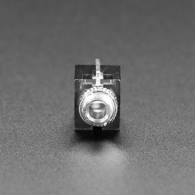 Alt view image 2 of 3 - Adafruit Vertical Breadboard-Friendly 3.5mm Mono Headphone Jack