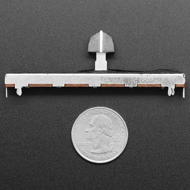 Alt view image 2 of 3 - Adafruit Slide Potentiometer with Knob - 75mm Long - 10K Ohm