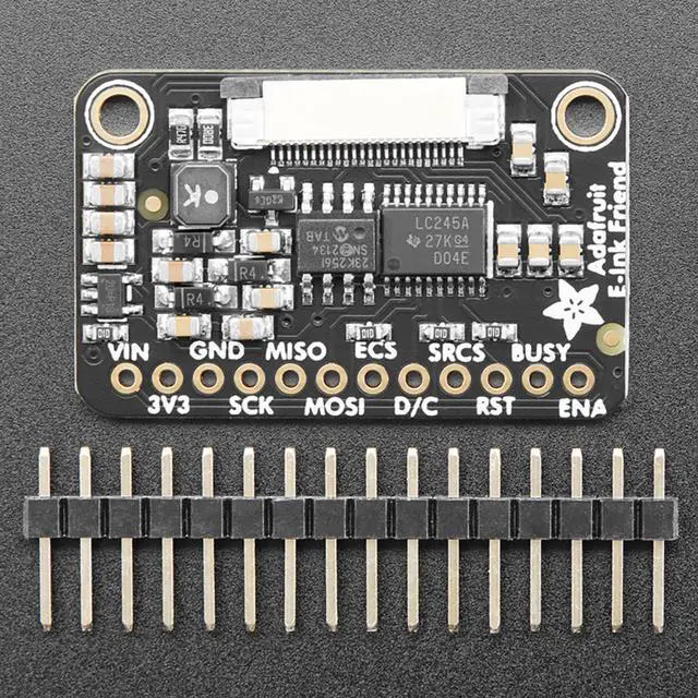 Alt view image 2 of 6 - Adafruit eInk Breakout Friend with 32KB SRAM