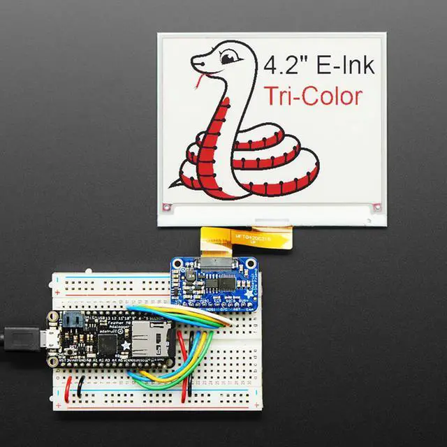 Alt view image 6 of 6 - Adafruit eInk Breakout Friend with 32KB SRAM