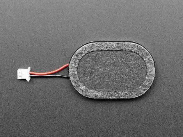 Alt view image 3 of 3 - Adafruit Mini Oval Speaker with Short Wires - 8 Ohm 1 Watt
