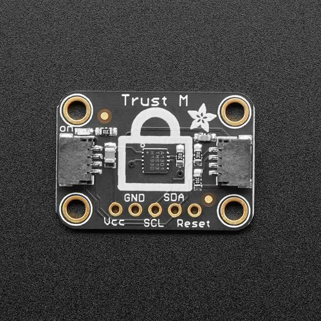 Alt view image 3 of 3 - Adafruit Infineon Trust M Breakout Board - STEMMA QT / Qwiic