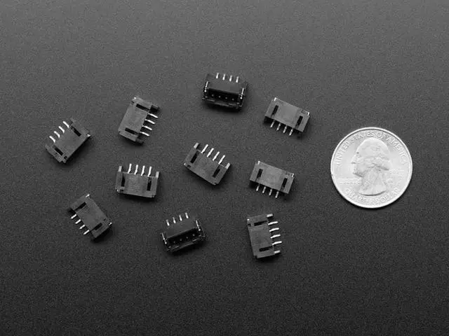Alt view image 3 of 4 - Adafruit JST PH 4-pin Horizontal Connector - STEMMA QT (10-Pack)