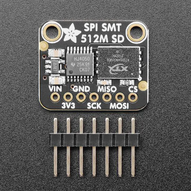 Alt view image 2 of 4 - Adafruit SPI Flash SD Card - XTSD 512 MB