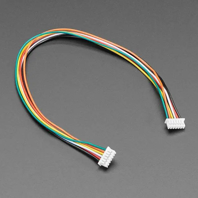 Main image of Adafruit 1.25mm Pitch 6-pin Cable 20cm long 1:1 Cable