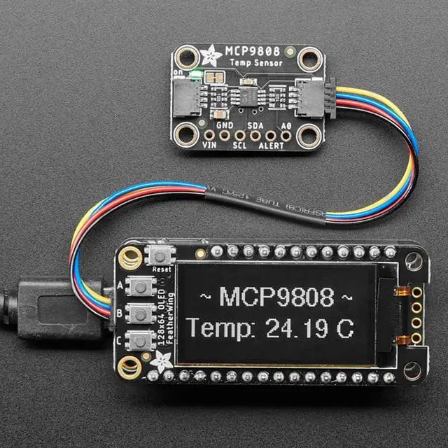 Alt view image 4 of 4 - Adafruit MCP9808 High Accuracy I2C Temperature Sensor Breakout