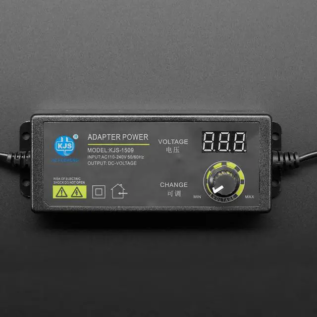 Alt view image 3 of 4 - Adafruit Adjustable Power Supply w/ 2.1mm / 5.5mm DC - 3V to 24V at 2 Amp