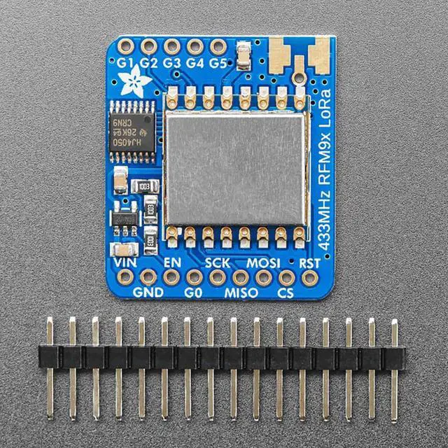 Alt view image 2 of 4 - Adafruit RFM96W LoRa Radio Transceiver Breakout - 433 MHz