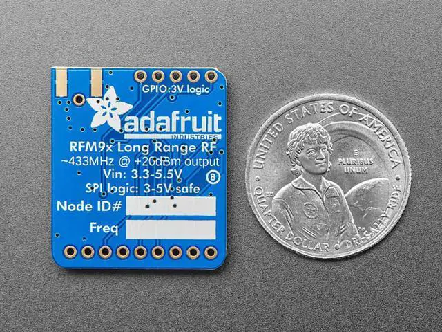 Alt view image 3 of 4 - Adafruit RFM96W LoRa Radio Transceiver Breakout - 433 MHz