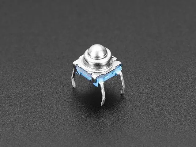 Main image of Adafruit Metal Ball Tactile Button - 6mm (10 Pack)