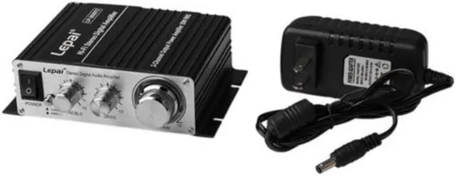 Alt view image 3 of 7 - lepai lp2020ti digital hifi audio mini class d stereo amplifier with power supply
