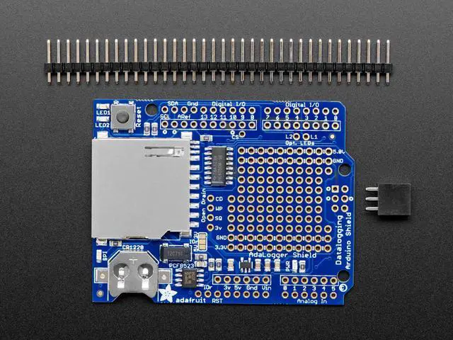 Alt view image 2 of 2 - Adafruit Assembled Data Logging Shield (Arduino Compatible)