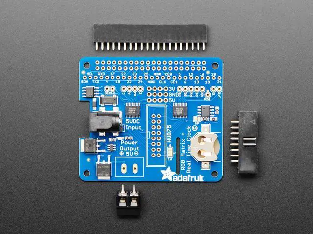Alt view image 2 of 4 - Adafruit RGB Matrix HAT + RTC for Raspberry Pi - Mini Kit