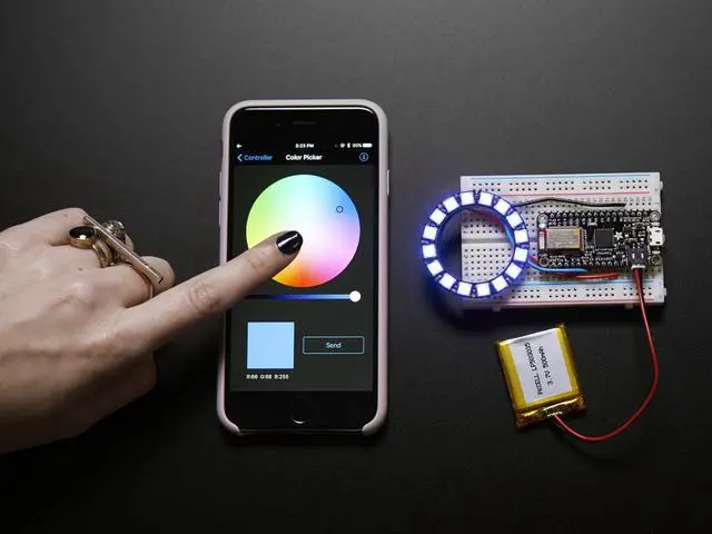 Alt view image 3 of 3 - Adafruit Feather 32u4 Bluefruit LE