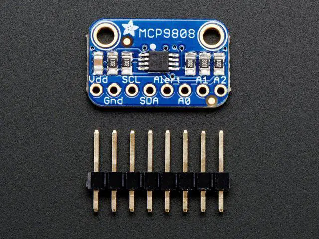 Alt view image 2 of 2 - Adafruit MCP9808 High Accuracy I2C Temperature Sensor Breakout Board