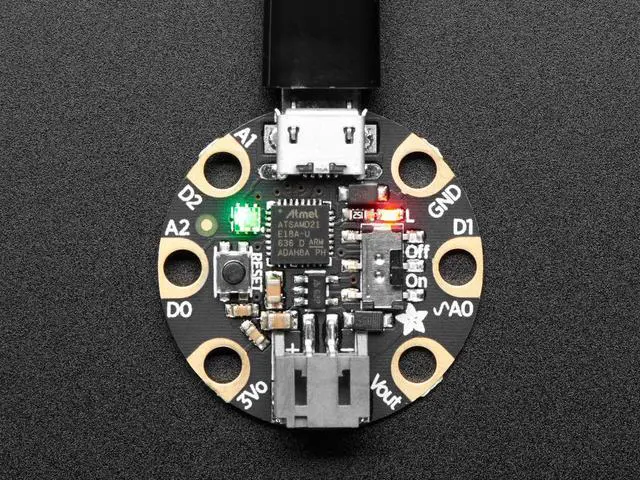Main image of Adafruit GEMMA M0 - Miniature wearable electronic platform