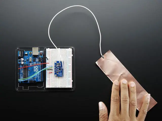Alt view image 4 of 4 - Adafruit 12-Key Capacitive Touch Sensor Breakout - MPR121