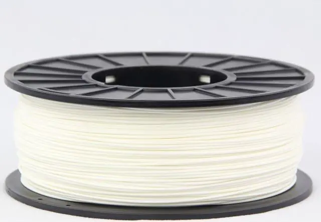 Main image of 3DMakerWorld Plastic Filament - ABS (PA-747) 1.75mm White 1Kg Spool, Made in the USA