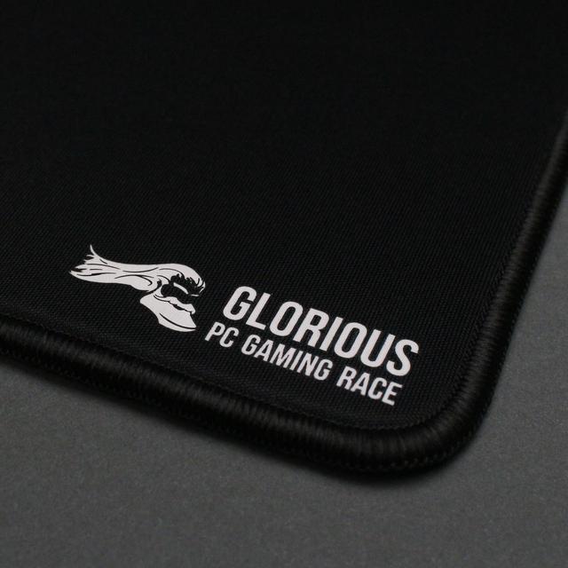 Glorious 3XL Extended Gaming Mouse Mat / Pad - XXXL Large, Wide (Long) Black  Mousepad, Stitched Edges