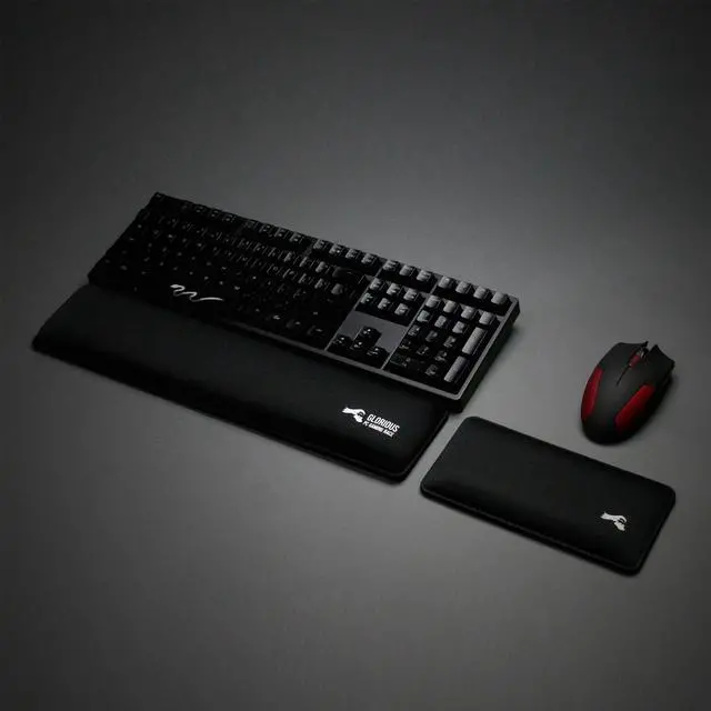 Alt view image 4 of 19 - Glorious Gaming Mouse Wrist Pad/Rest - Stitched Edges, Ergonomic, Foam Interior | 8x4 inches/13mm Thick (GW-M)