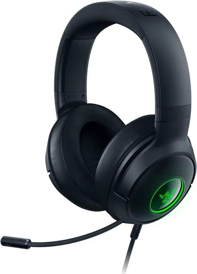 Main image of V3 X Wired USB Gaming Headset: Lightweight Build - Triforce 40mm Drivers - HyperClear Cardioid Mic - 7.1 Surround Sound - Chroma RGB Lighting - Black