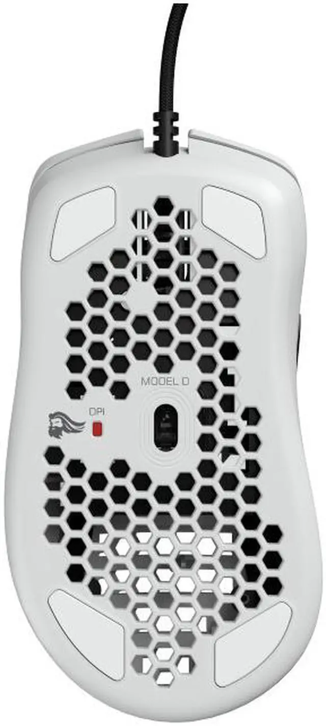 Alt view image 4 of 6 - Glorious Model D Glossy White Wired Gaming Mouse