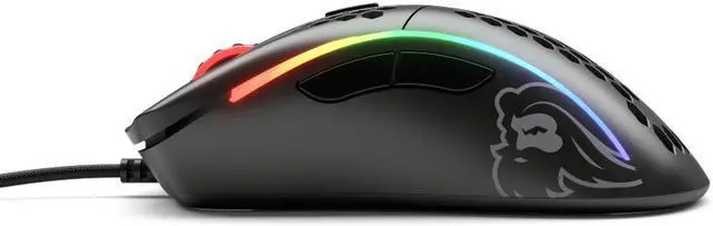 Alt view image 2 of 6 - Glorious Model D Matte Black Wired Gaming Mouse