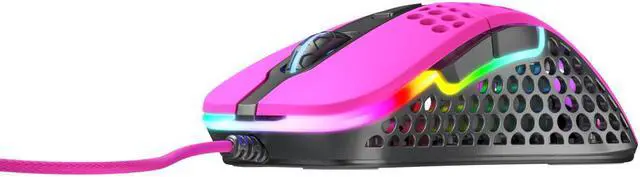 Alt view image 3 of 4 - Xtrfy M4 RGB Lightweight Mouse - Pink