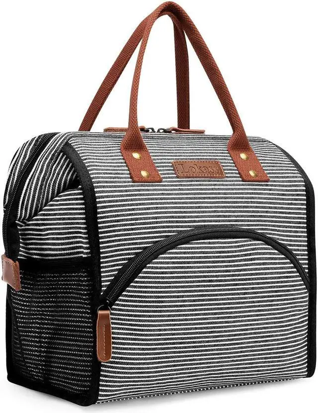 Main image of Hisen Waterproof Cooling Insulated Lunch Bag-Black (Bstrip)
