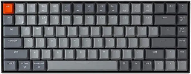 Alt view image 2 of 5 - Keychron K2 RGB Red Switch Wireless Mechanical Keyboard