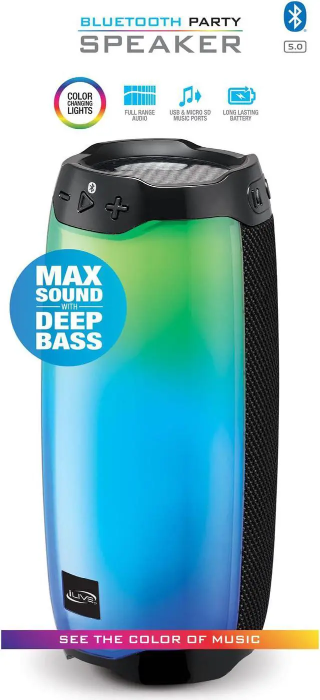 Alt view image 5 of 6 - iLive Bluetooth Party Speaker