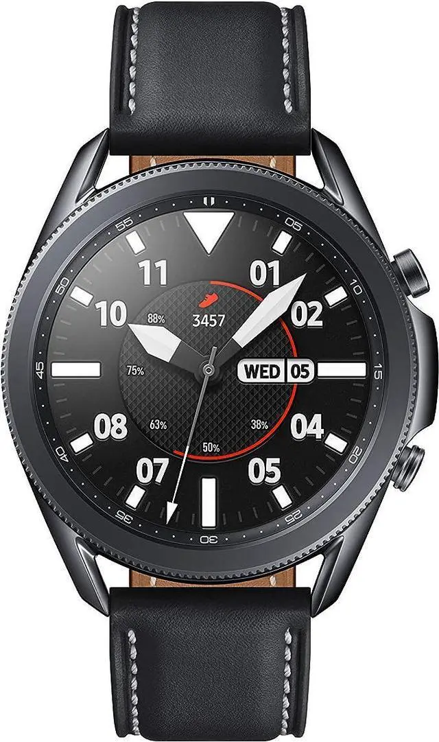 Alt view image 2 of 2 - Samsung Galaxy Watch3 Bluetooth Smart Watch - 45mm - Mystic Black