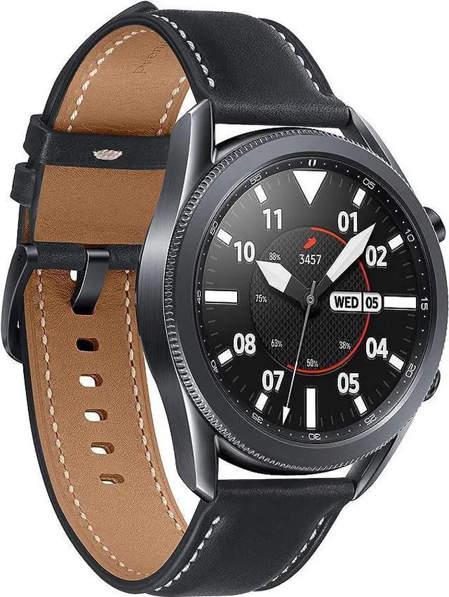 Main image of Samsung Galaxy Watch3 Bluetooth Smart Watch - 45mm - Mystic Black